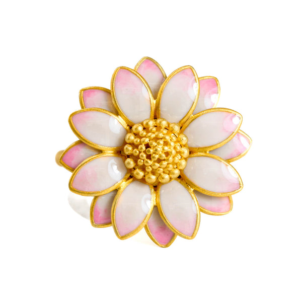 ピンク・エナメル サンフラワー