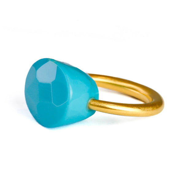 マリーエレーヌドゥタイヤック カボション リング ターコイズ”カボション”リング - マリーエレーヌ ドゥ タイヤック