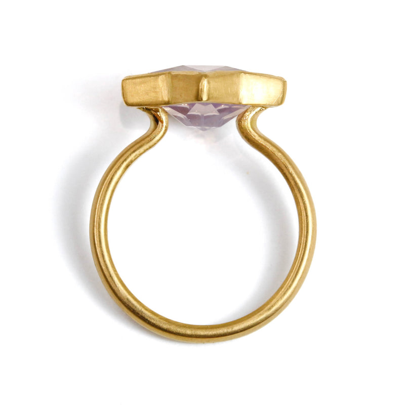 ラベンダークォーツ "カシオペア・スター" リング LAVENDER QUARTZ