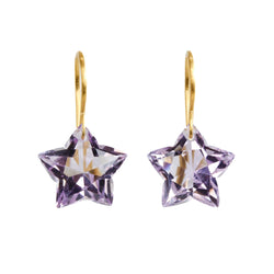 アメシスト "ワンダー" ピアス AMETHYST