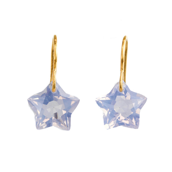 ラベンダークォーツ "ワンダー" ピアス LAVENDER QUARTZ