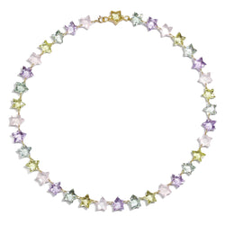 マルチカラークォーツ “スモール・ワンダー” ネックレス - マリー