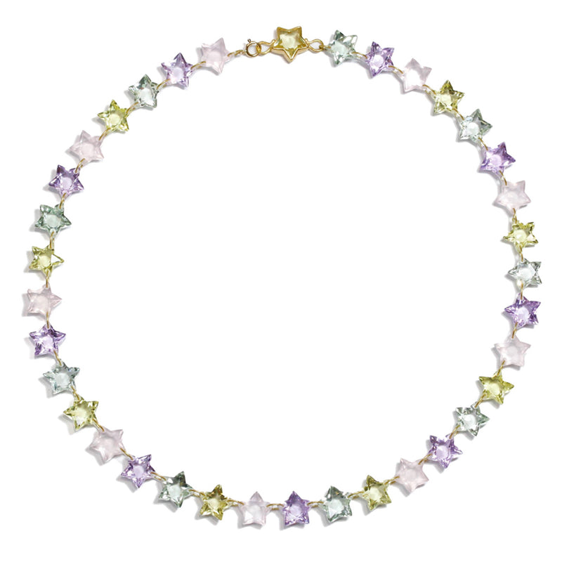 マルチカラークォーツ “スモール・ワンダー” ネックレス - マリー