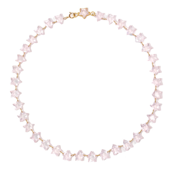 ローズクォーツ スモール "ワンダー" ネックレス ROSE QUARZ