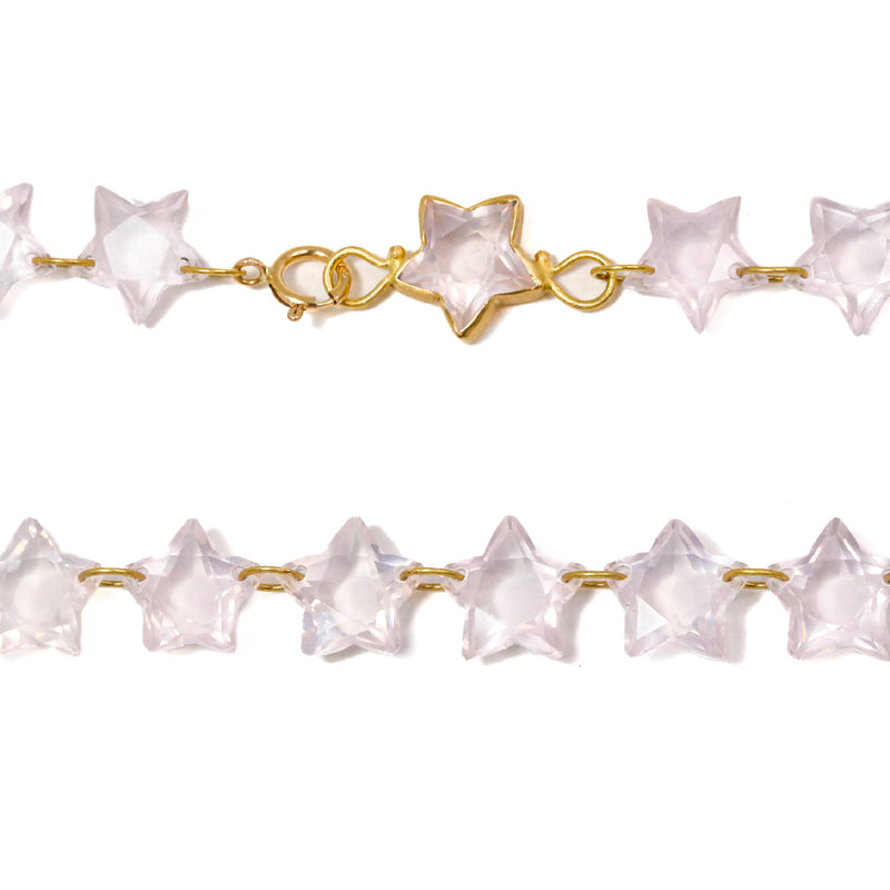 ローズクォーツ スモール "ワンダー" ネックレス ROSE QUARZ