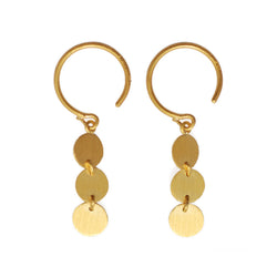 パイエット ピアス （3 連）GOLD