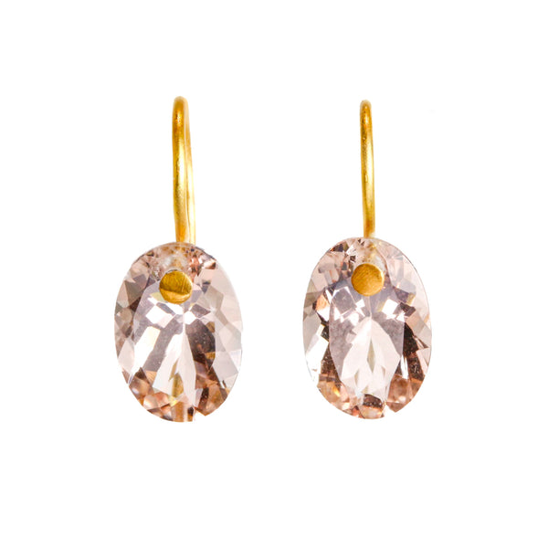 マリーエレーヌ-ドゥ-タイヤック-ブリリアント-ピアス-モルガナイト-ゴールド