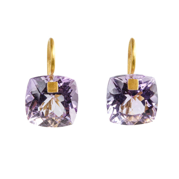 アメシスト スモール "サマー" ピアス AMETHYST