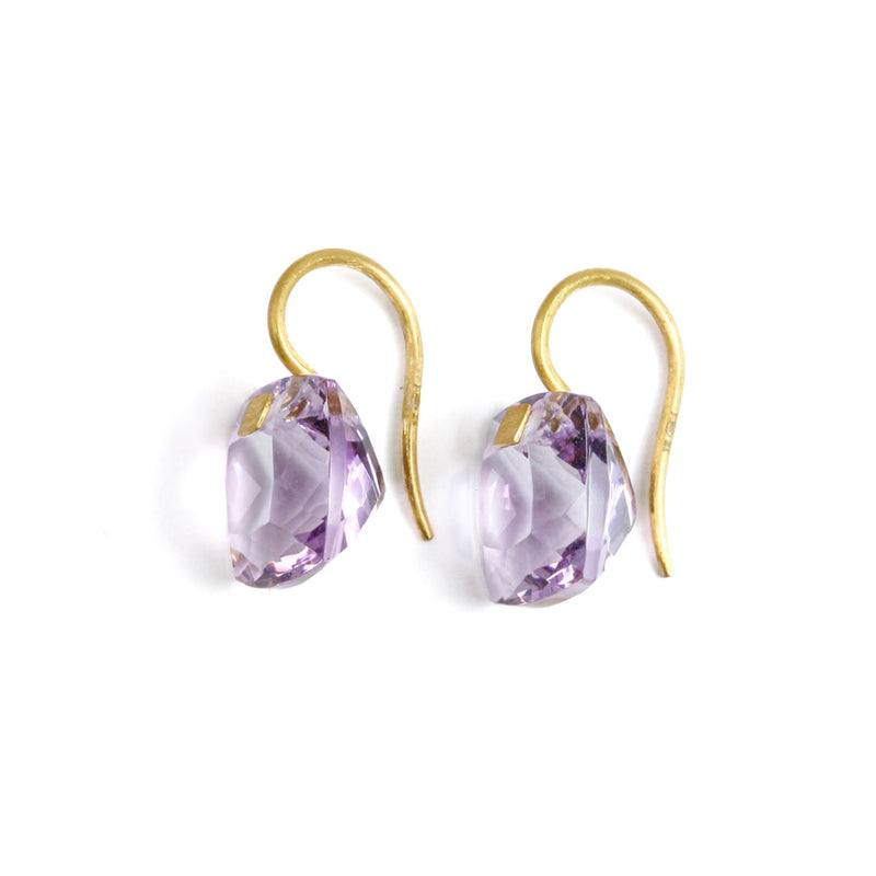 アメシスト スモール "サマー" ピアス AMETHYST