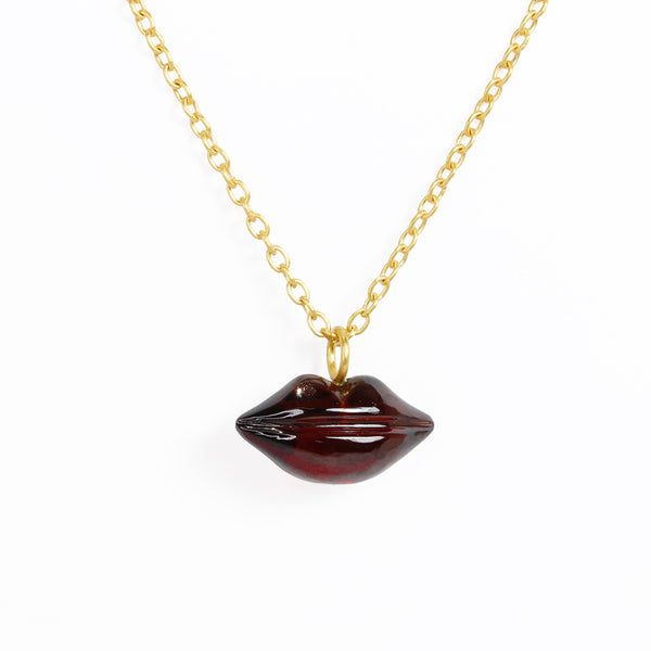 ガーネット "キス" ペンダント GARNET