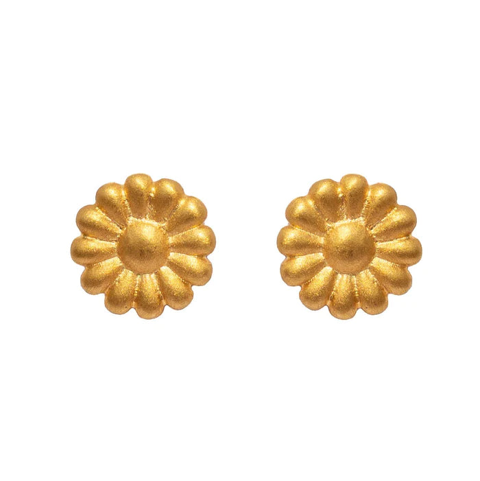 (美品)マリーエレーヌタイヤック ゴールド 花形ピアス(片耳用) 約5cm マルグリット” スタッズ ピアス - マリーエレーヌ ドゥ