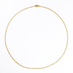 ハンドメイド・チェーン ネックレス （フィッシュクラスプ） GOLD