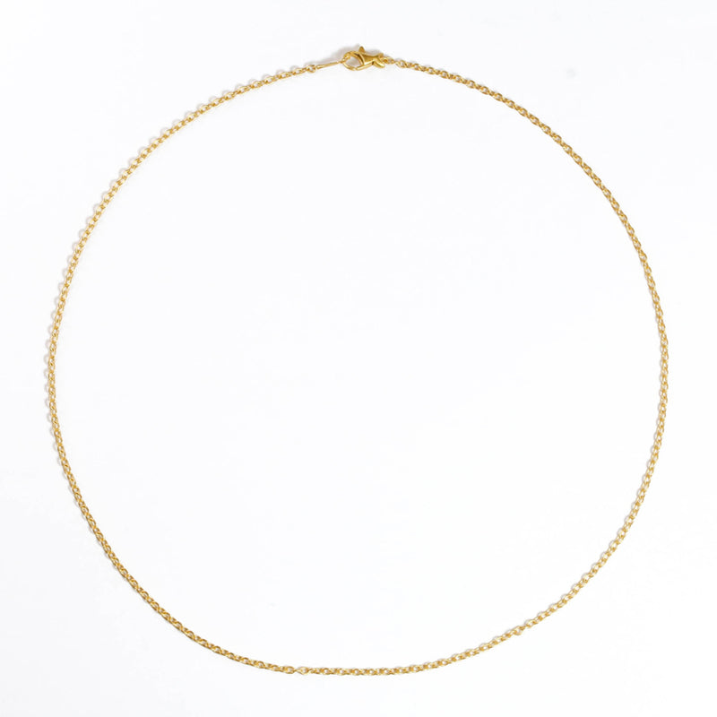 ハンドメイド・チェーン ネックレス （フィッシュクラスプ） GOLD