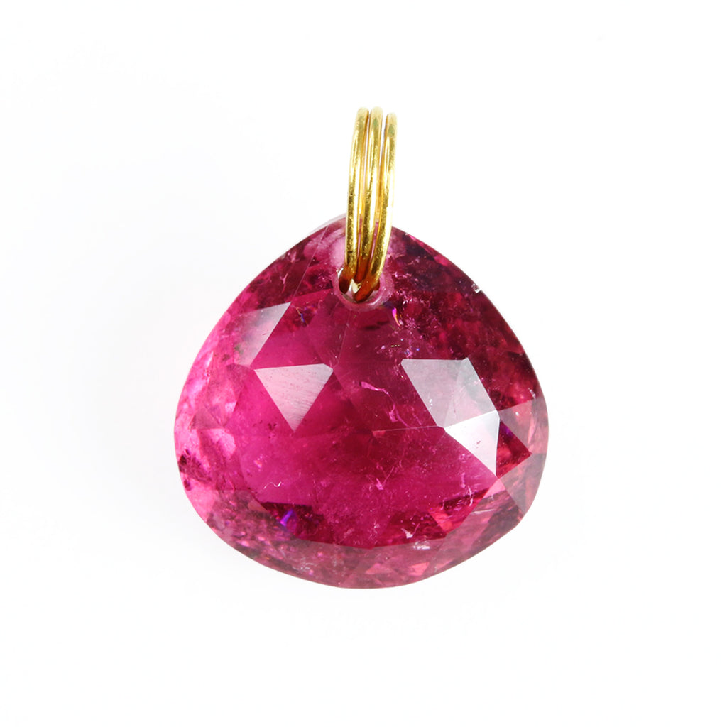 Marie Helene de Taillac マリーエレーヌ ブリオレット ローズクォーツ ブリオレット ペンダント - マリーエレーヌ ドゥ