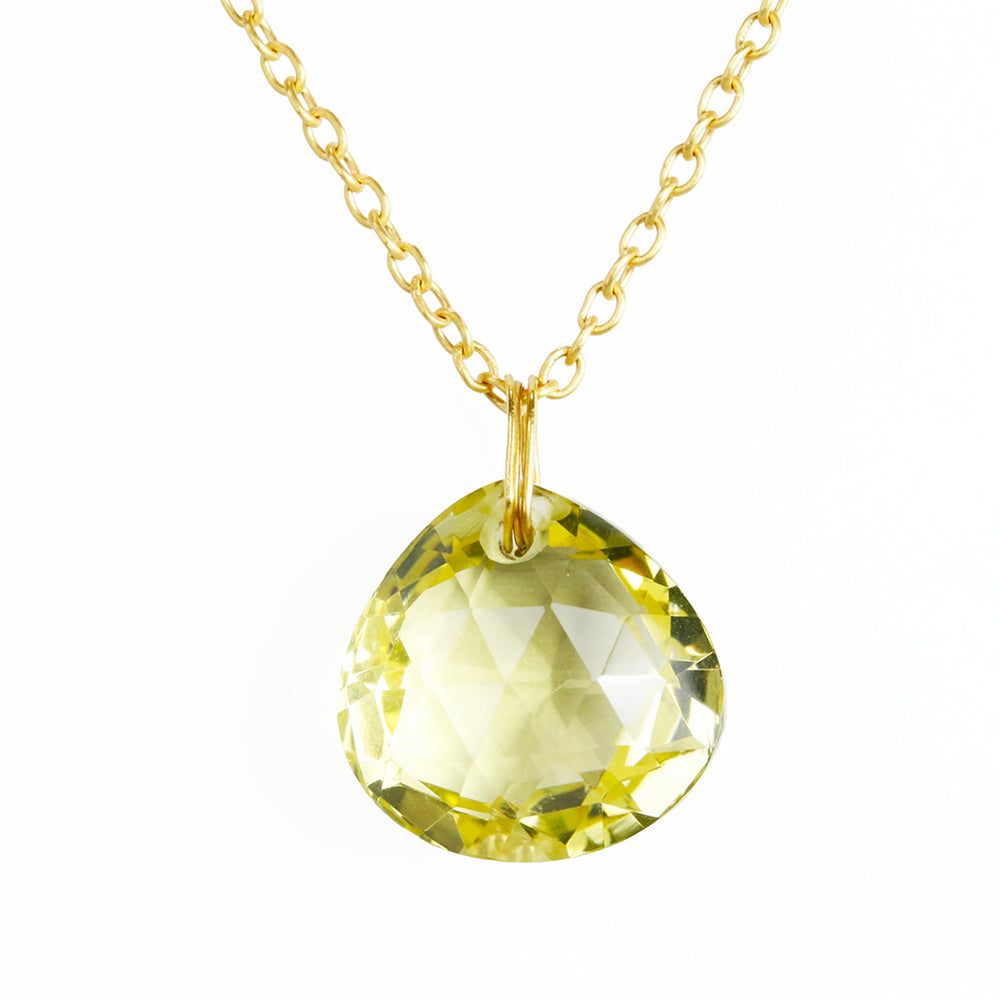 マリーエレーヌ ドゥ タイヤック レモンクォーツ ブリオレット ペンダントトップ レモンクォーツ ブリオレット ペンダント – Marie Helene de