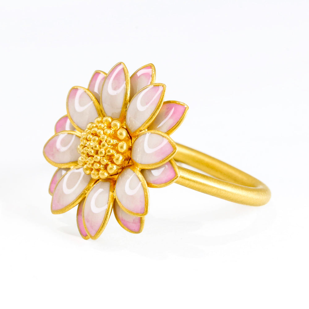 ピンク・エナメル サンフラワー