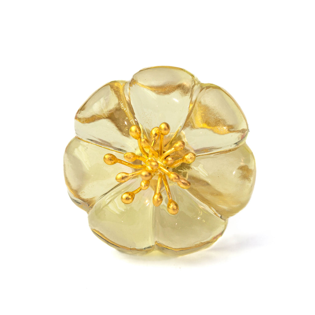 レモンクォーツ ”プラム・ブロッサム” リング - マリーエレーヌ ドゥ