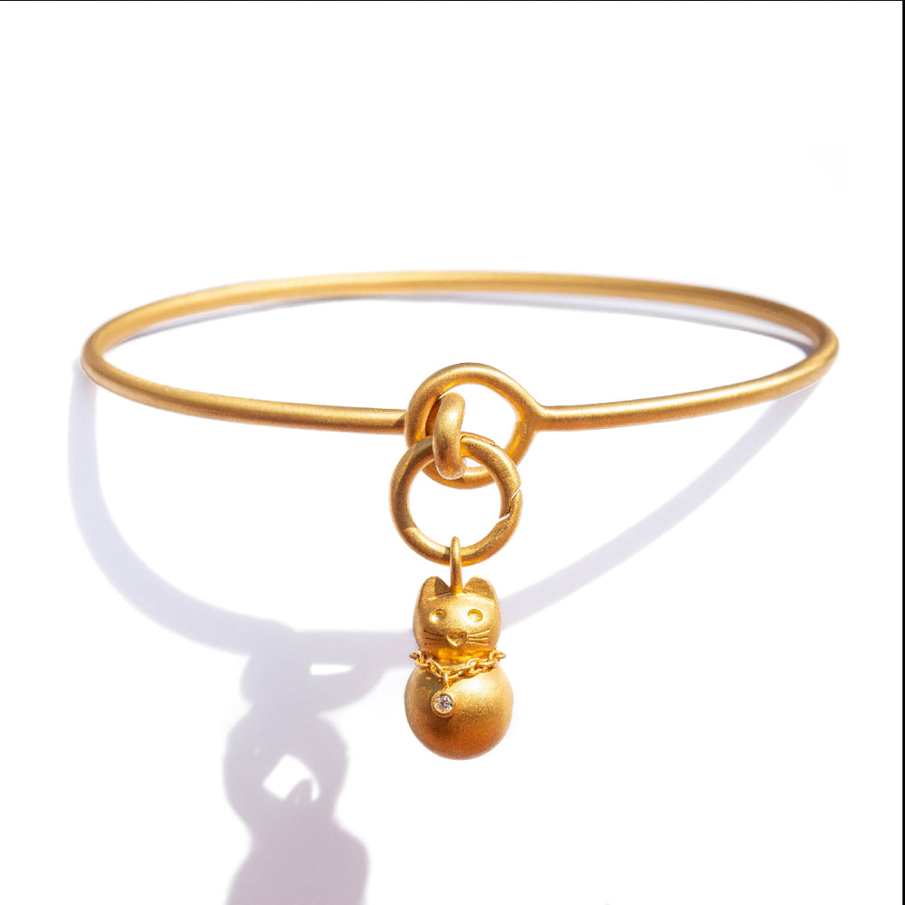 ダイヤモンド “キャット・ベル” ぺンダント - マリーエレーヌ ドゥ