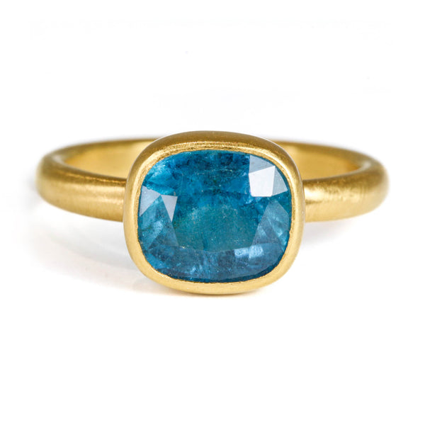 インディコライトトルマリン "プリンセス" リング INDICOLITE TOURMALINE