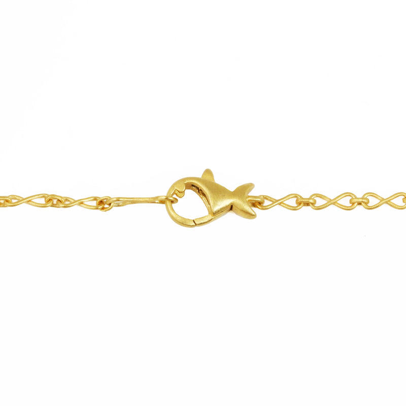 ハンドメイド・チェーン ブレスレット（フィッシュクラスプ）- マリー