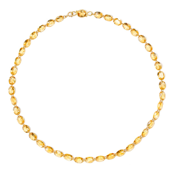 シトリン "レディ・ライク" ネックレス CITRINE