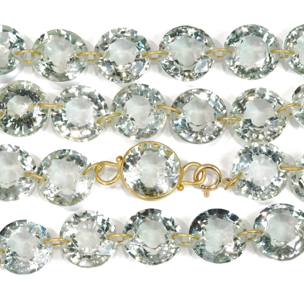 【美品】マリーエレーヌ ドゥ タイヤック グリーンクォーツ ネックレス グリーンクォーツ 