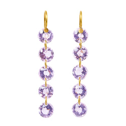 アメシスト "リヴィエール" ピアス AMETHYST
