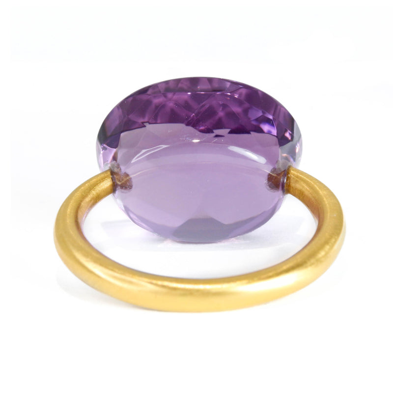 アメシスト ”カボション” リング - マリーエレーヌ ドゥ タイヤック