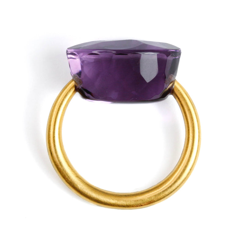 アメシスト ”カボション” リング - マリーエレーヌ ドゥ タイヤック