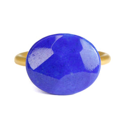 ラピスラズリ”カボション”リング - マリーエレーヌ ドゥ タイヤック