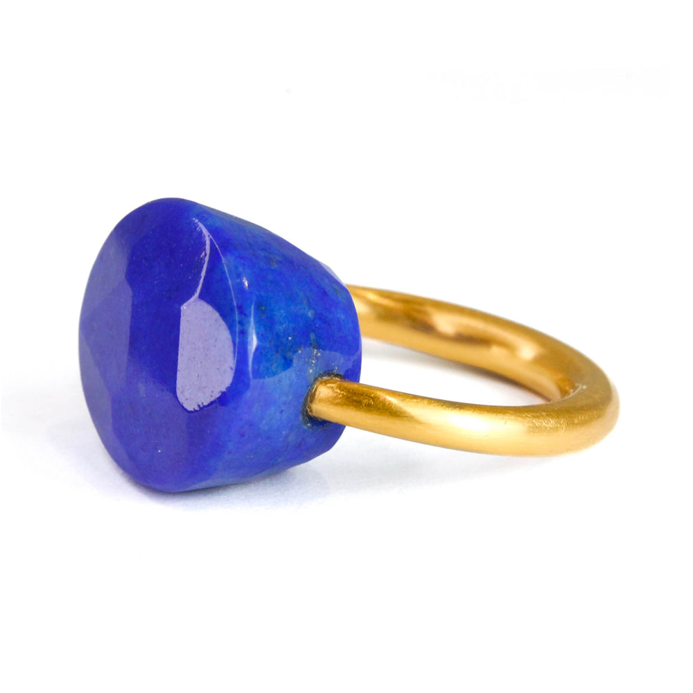 ラピスラズリ”カボション”リング - マリーエレーヌ ドゥ タイヤック