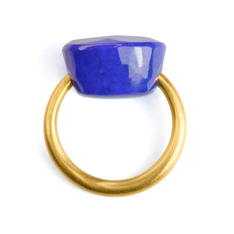 マリーエレーヌ-ドゥ-タイヤック-ラピスラズリ-カボション-リング-ゴールド