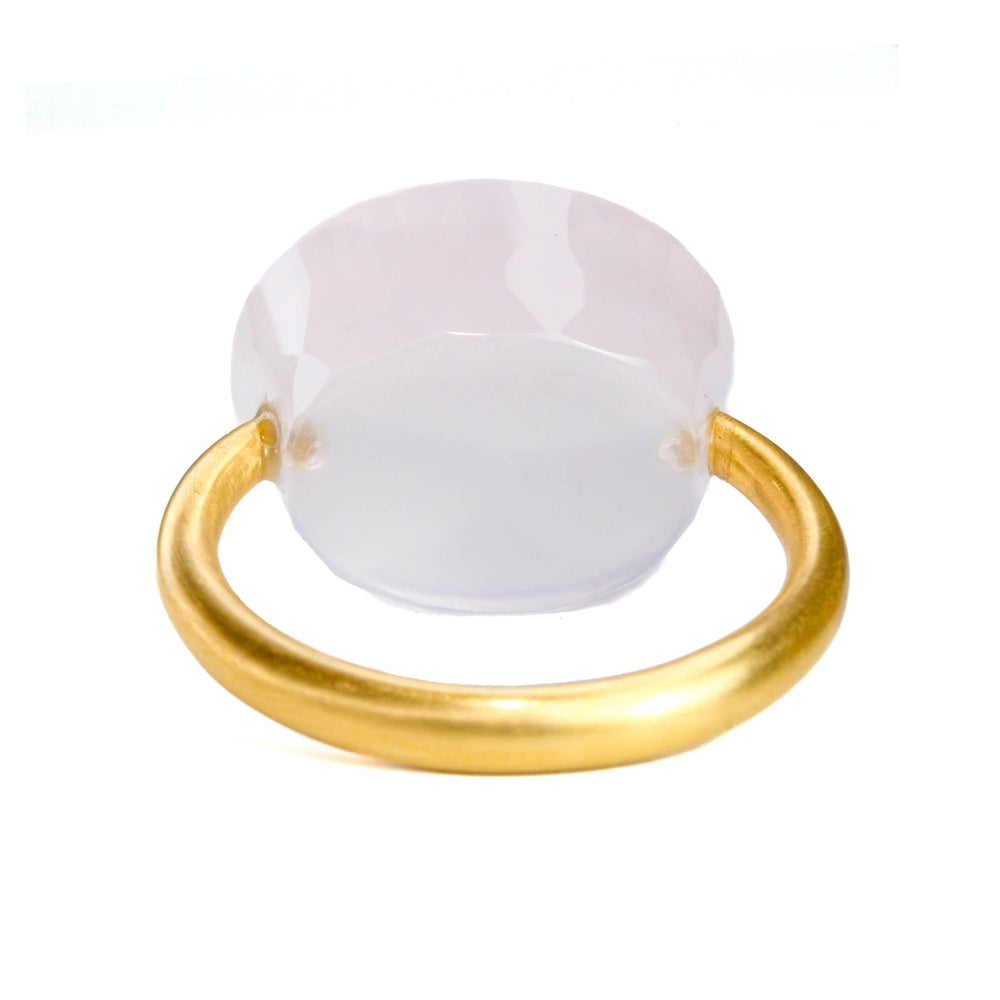 マリーエレーヌドゥタイヤック ローズクォーツカボションリング ローズクォーツ ”カボション” リング - マリーエレーヌ ドゥ