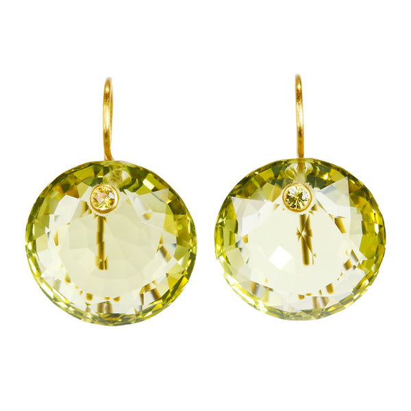 マリーエレーヌ-ドゥ-タイヤック-エクストラ-ラージ-ラウンド-ジェム-ピアス-レモン-クォーツ-イエロー-サファイア-ゴールド