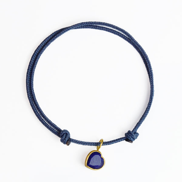 ラピスラズリ "プレシャス・ハート" チャーム LAPIS LAZULI