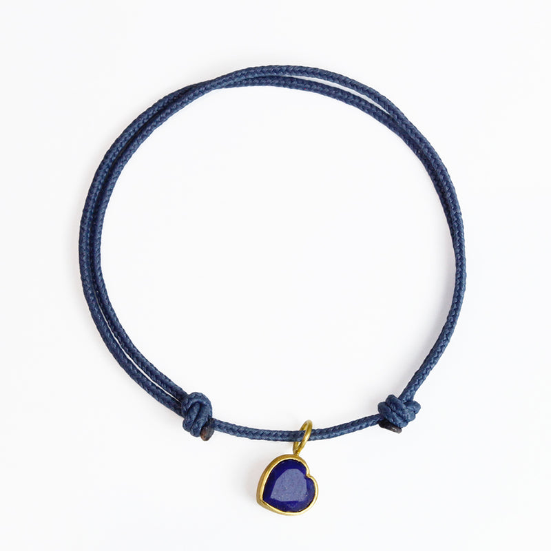 ラピスラズリ "プレシャス・ハート" チャーム LAPIS LAZULI