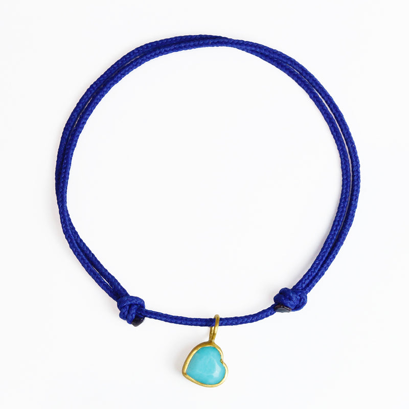 ターコイズ "プレシャス・ハート" チャーム TURQUOISE