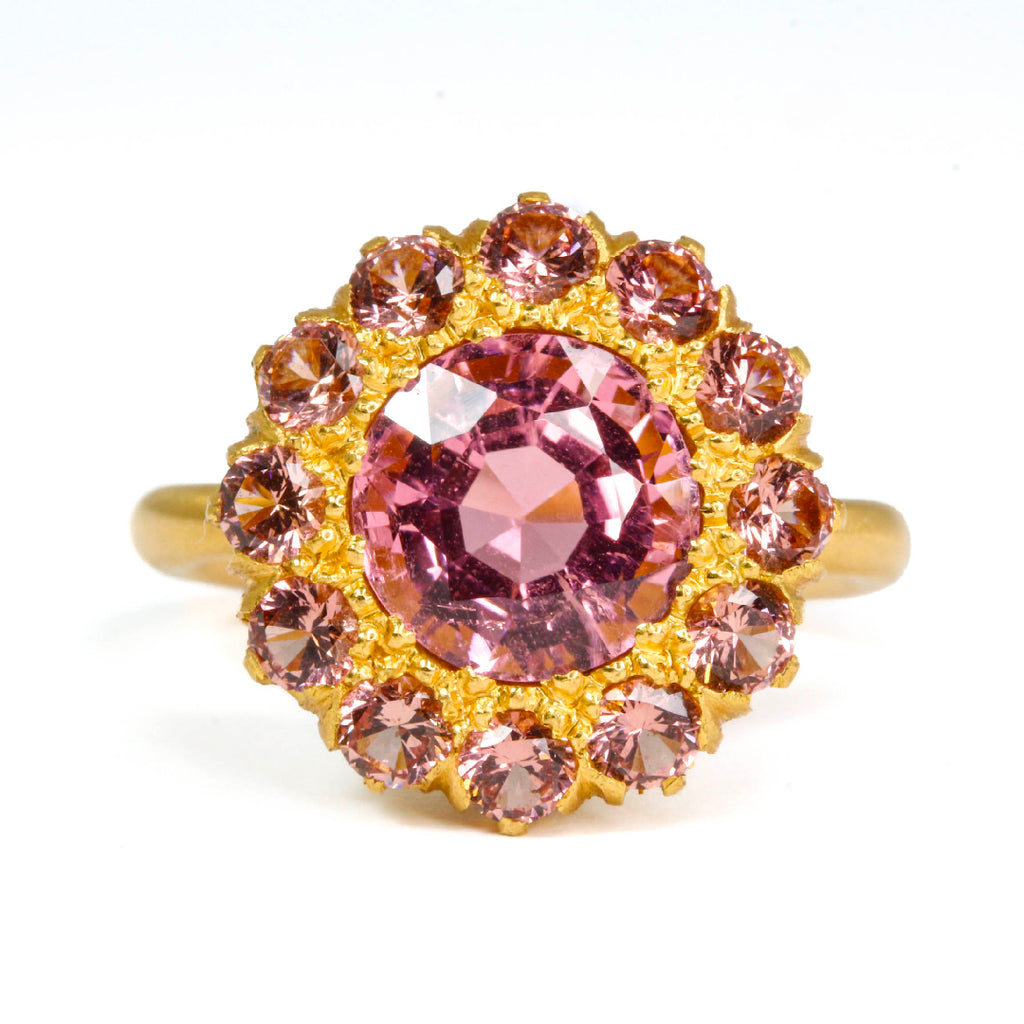 マリーエレーヌ クンツァイト マルグリッド リング マリーエレーヌ クンツァイト マルグリッド リング