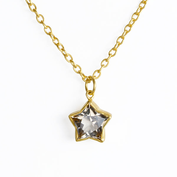 スモーキークォーツ "カシオペア" ペンダント チャーム SMOKEY QUARTZ