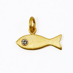 ダイヤモンド "プレシャス・フィッシュ" ペンダント チャーム  DIAMOND