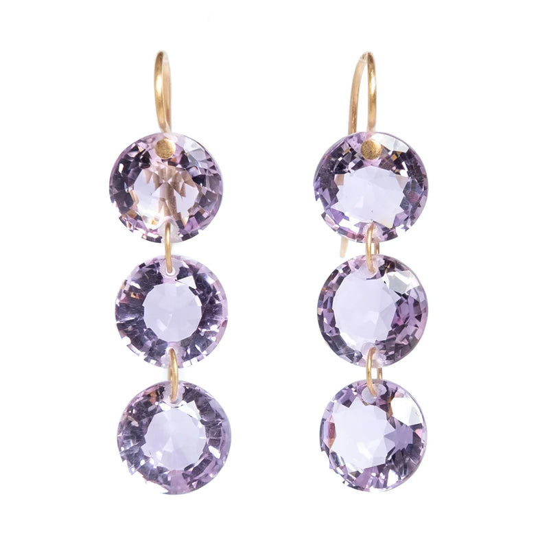 アメシスト "リヴィエール" ピアス AMETHYST